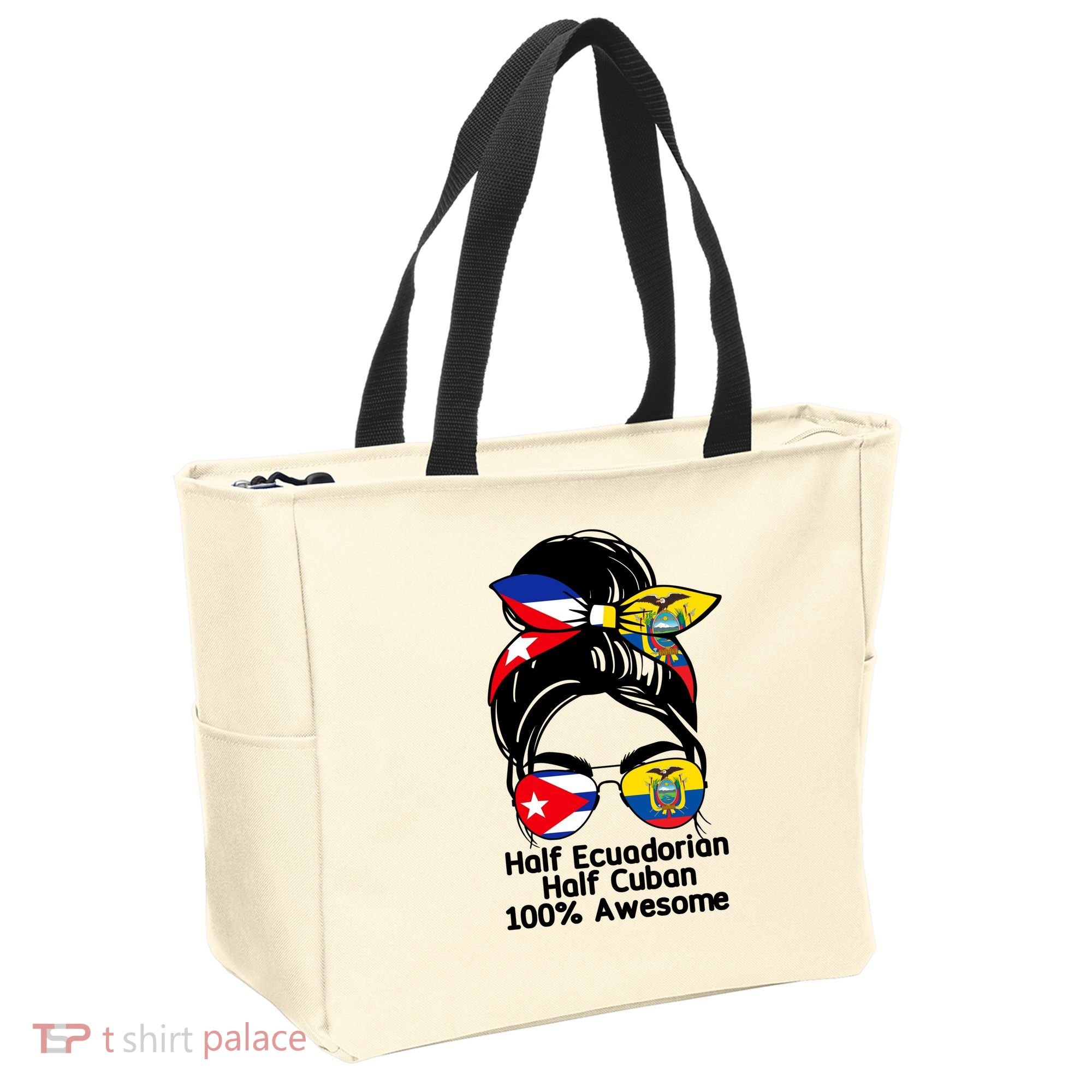 Half Ecuadorian Half Cuban 100 Percent Awesome Tote Bag
