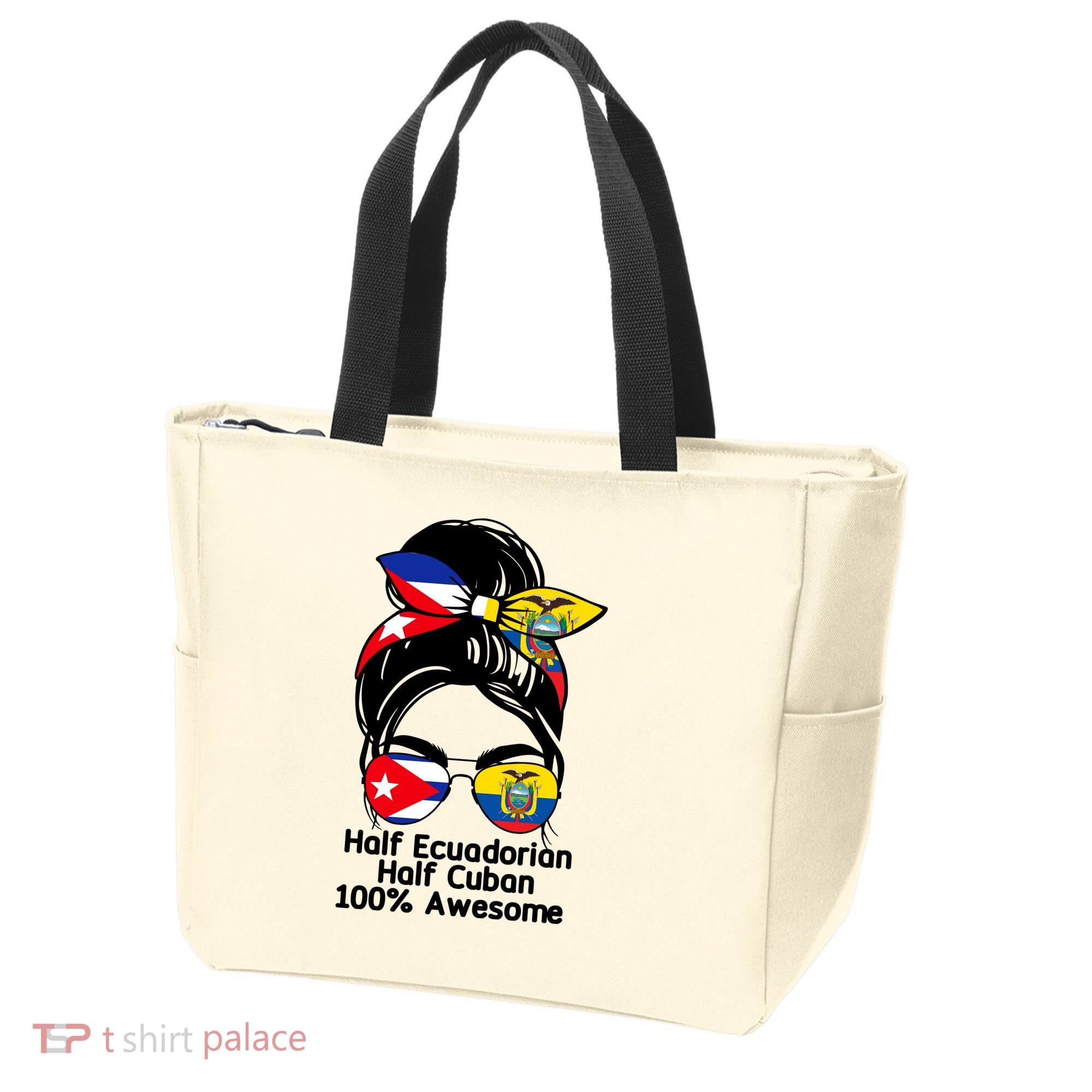 Half Ecuadorian Half Cuban 100 Percent Awesome Tote Bag