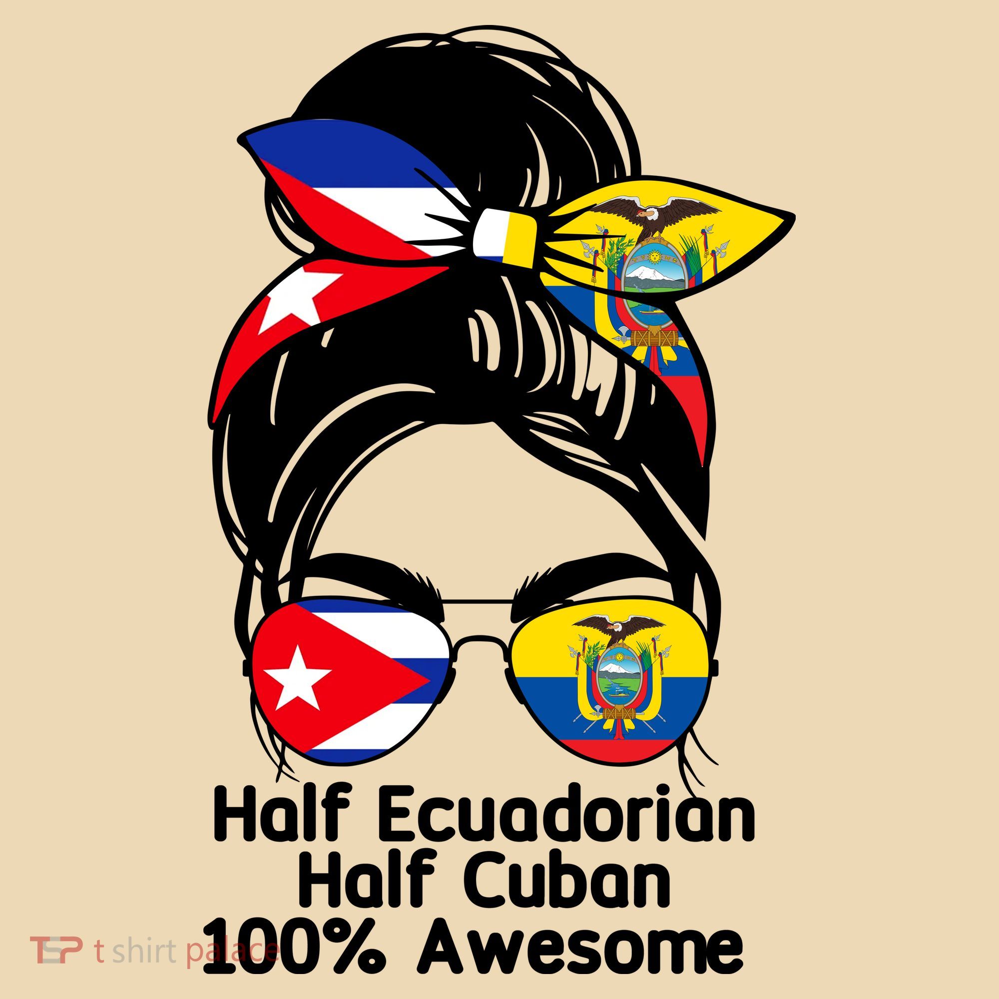 Half Ecuadorian Half Cuban 100 Percent Awesome Tote Bag