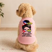 Half Ecuadorian Half Cuban 100 Percent Awesome Doggie Tank thumb 2