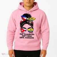 Half Ecuadorian Half Cuban 100 Percent Awesome Hoodie thumb 2
