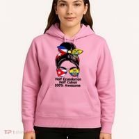 Half Ecuadorian Half Cuban 100 Percent Awesome Hoodie thumb 5