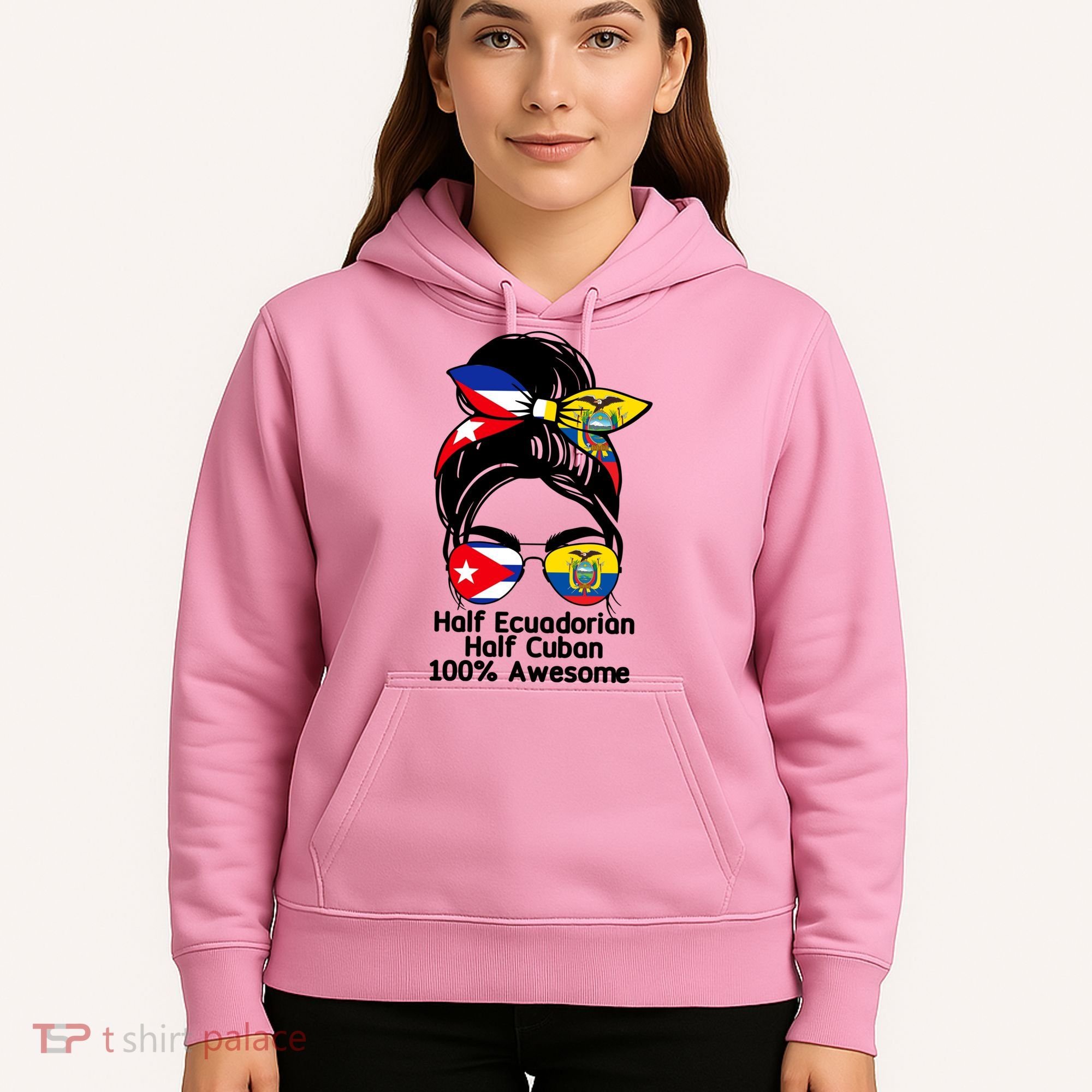 Half Ecuadorian Half Cuban 100 Percent Awesome Hoodie