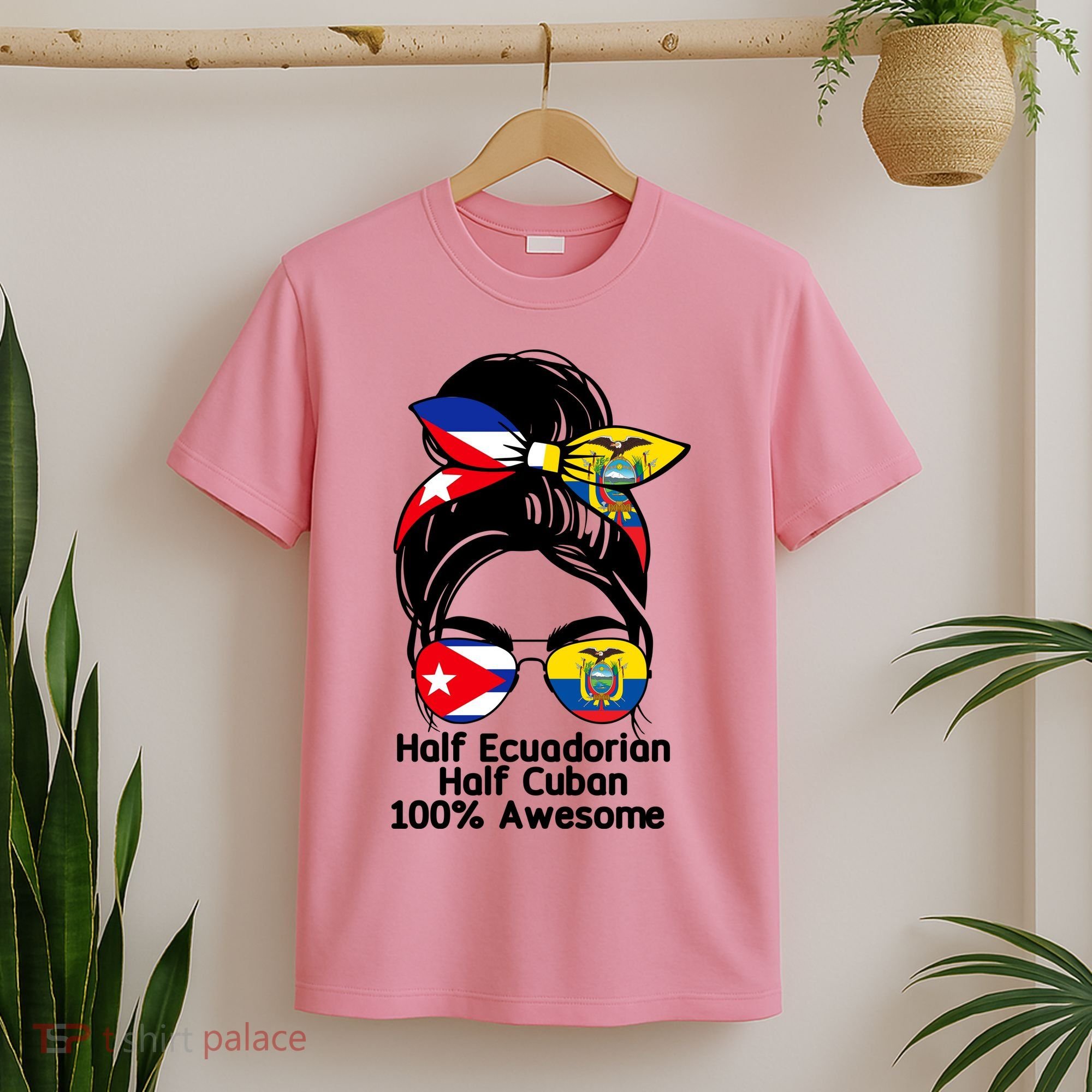 Half Ecuadorian Half Cuban 100 Percent Awesome T-Shirt