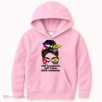 Half Ecuadorian Half Cuban 100 Percent Awesome Kids Hoodie thumb 0