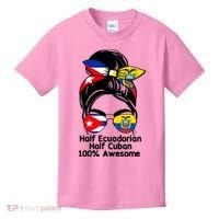 Half Ecuadorian Half Cuban 100 Percent Awesome Kids T-Shirt thumb 0