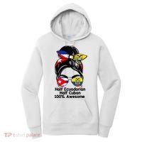 Half Ecuadorian Half Cuban 100 Percent Awesome Women's Hoodie thumb 0