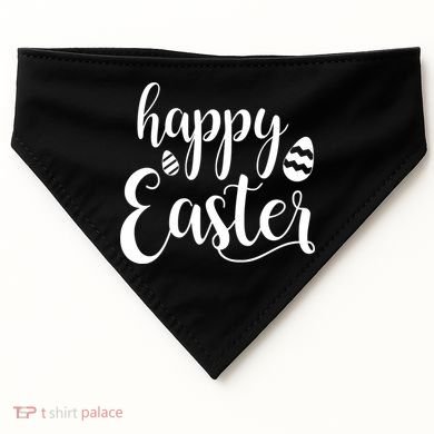 Happy Easter Holiday USA-Made Doggie Bandana