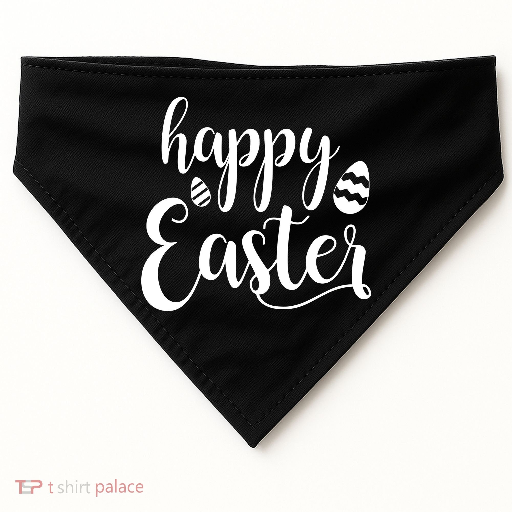 Happy Easter Holiday USA-Made Doggie Bandana