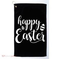 Happy Easter Holiday Golf Towel thumb 0