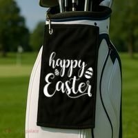 Happy Easter Holiday Golf Towel thumb 2