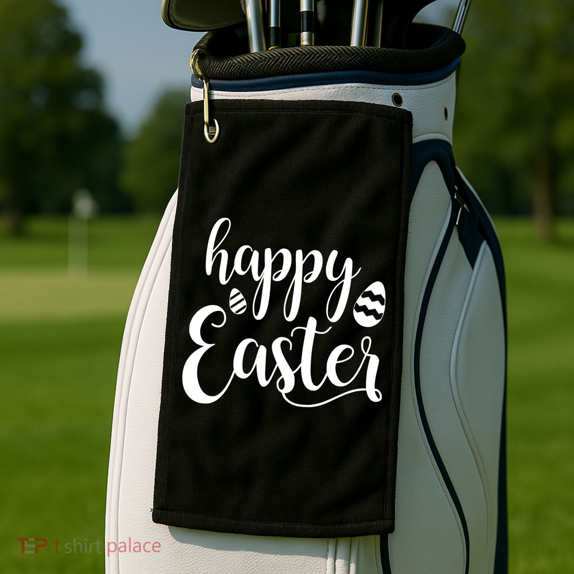 Happy Easter Holiday Golf Towel