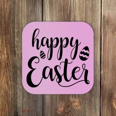 Happy Easter Holiday Coaster