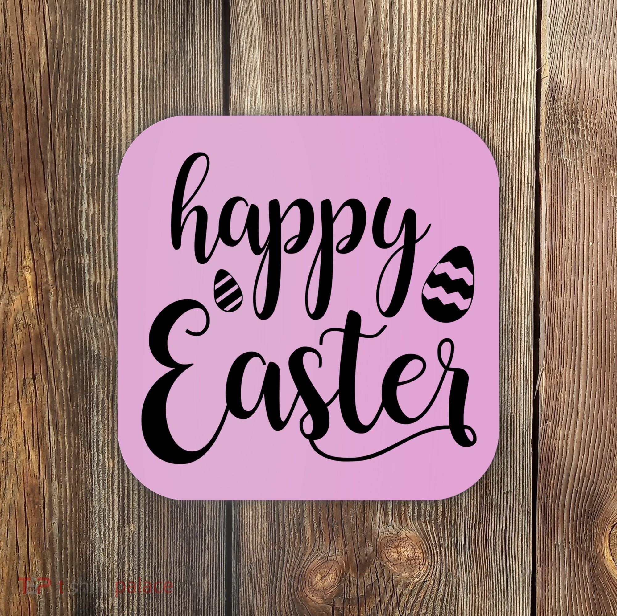 Happy Easter Holiday Coaster