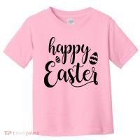 Happy Easter Holiday Toddler T-Shirt thumb 0