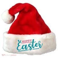 Hoppy Easter Holiday Santa Hat thumb 0