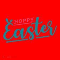 Hoppy Easter Holiday Santa Hat thumb 1