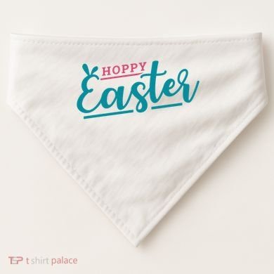 Hoppy Easter Holiday USA-Made Doggie Bandana