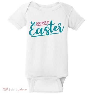 Hoppy Easter Holiday Baby Bodysuit