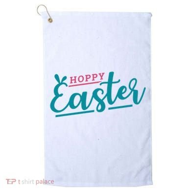 Hoppy Easter Holiday Golf Towel