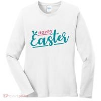 Hoppy Easter Holiday Women's Long Sleeve Shirt thumb 0