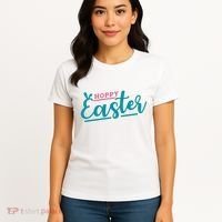 Hoppy Easter Holiday Women's T-Shirt thumb 4