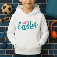 Hoppy Easter Holiday Kids Hoodie thumb 2