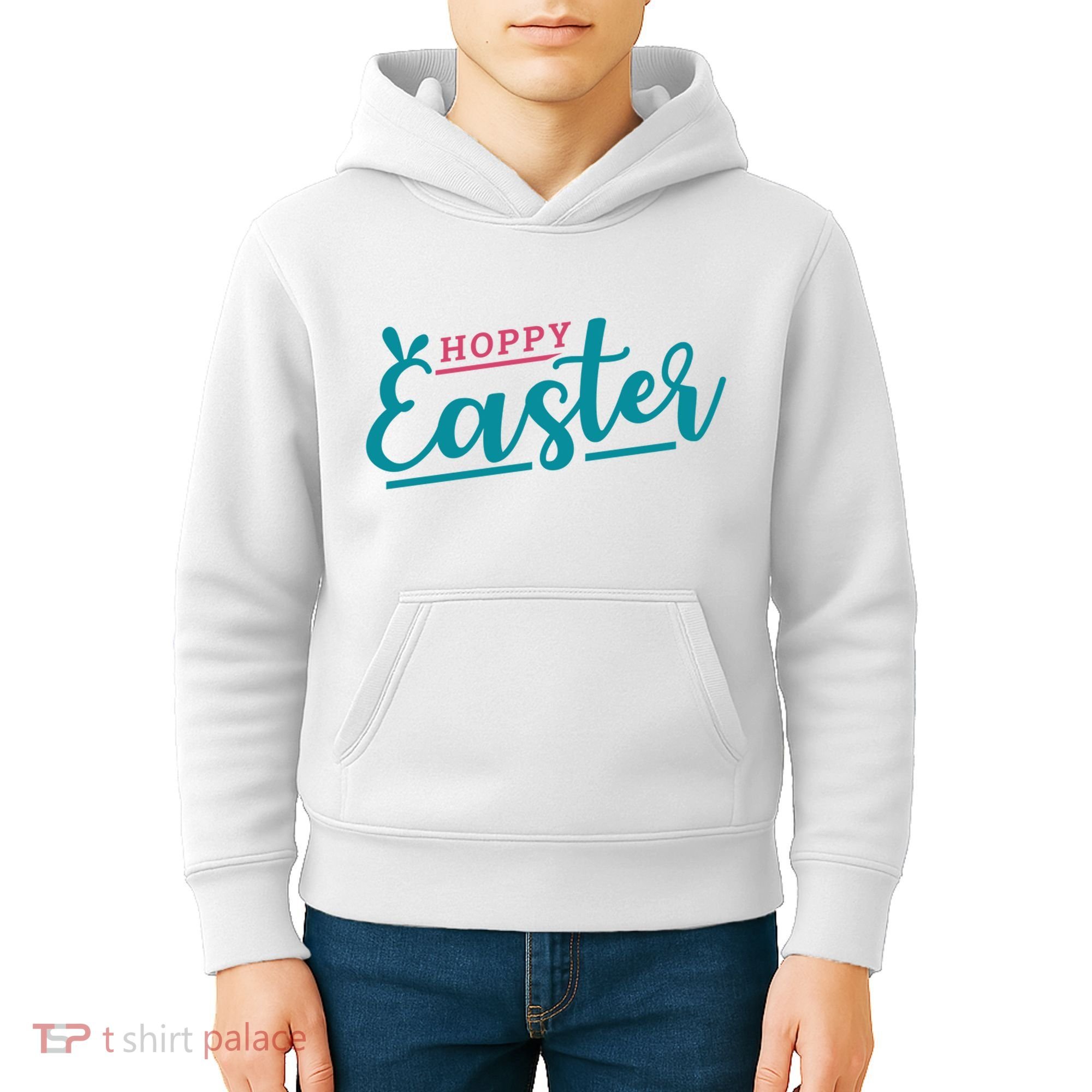 Hoppy Easter Holiday Kids Hoodie