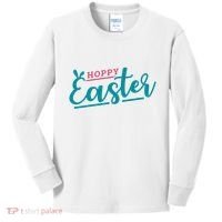 Hoppy Easter Holiday Kids Long Sleeve Shirt thumb 0