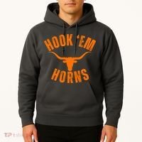 Hook Em Horns Texas Bull Head Hoodie thumb 2