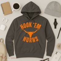 Hook Em Horns Texas Bull Head Hoodie thumb 3