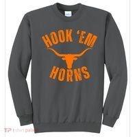 Hook Em Horns Texas Bull Head Sweatshirt thumb 0