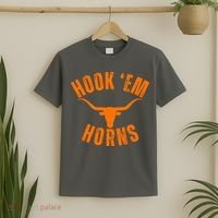 Hook Em Horns Texas Bull Head T-Shirt thumb 2