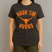 Hook Em Horns Texas Bull Head T-Shirt thumb 4