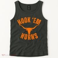 Hook Em Horns Texas Bull Head Tank Top thumb 2