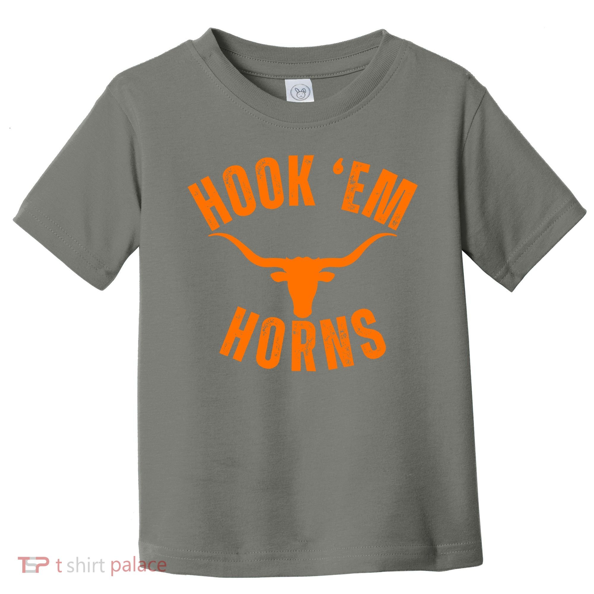Hook Em Horns Texas Bull Head Toddler T-Shirt