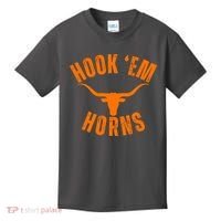 Hook Em Horns Texas Bull Head Kids T-Shirt thumb 0