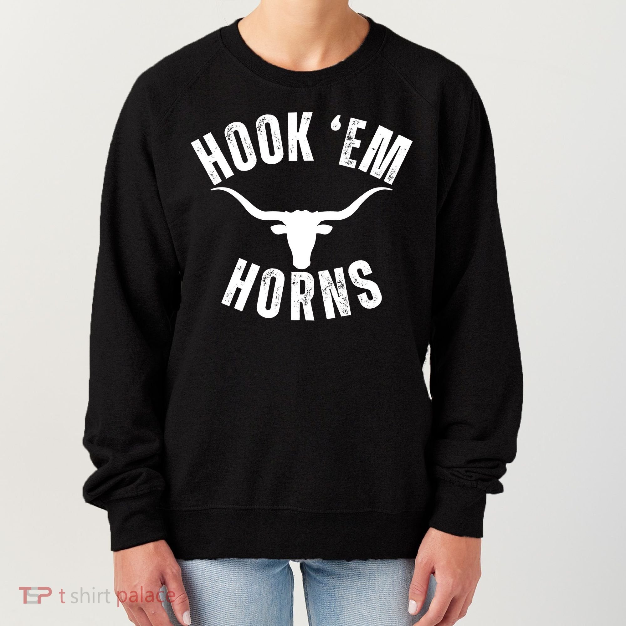 Hook Em Horns Texas State Longhorns Women's Sweatshirt