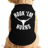 Hook Em Horns Texas State Longhorns Doggie Tank thumb 0
