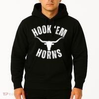 Hook Em Horns Texas State Longhorns Hoodie thumb 2