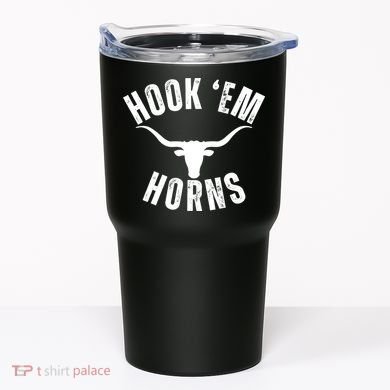 Hook Em Horns Texas State Longhorns Tumbler
