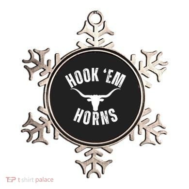 Hook Em Horns Texas State Longhorns Ornament