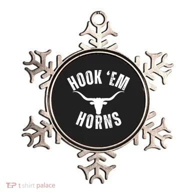 Hook Em Horns Texas State Longhorns Ornament