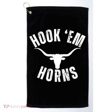 Hook Em Horns Texas State Longhorns Golf Towel