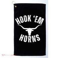 Hook Em Horns Texas State Longhorns Golf Towel thumb 0