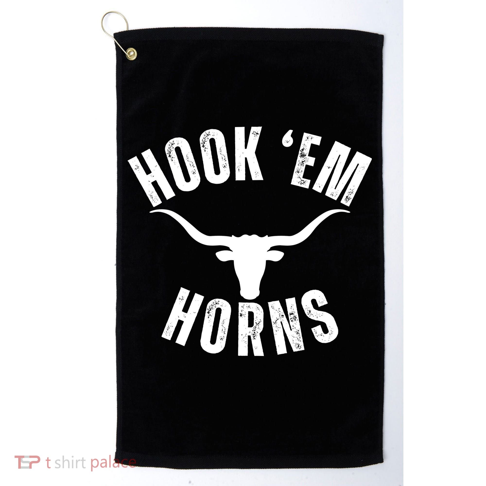 Hook Em Horns Texas State Longhorns Golf Towel