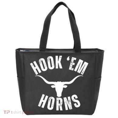 Hook Em Horns Texas State Longhorns Tote Bag