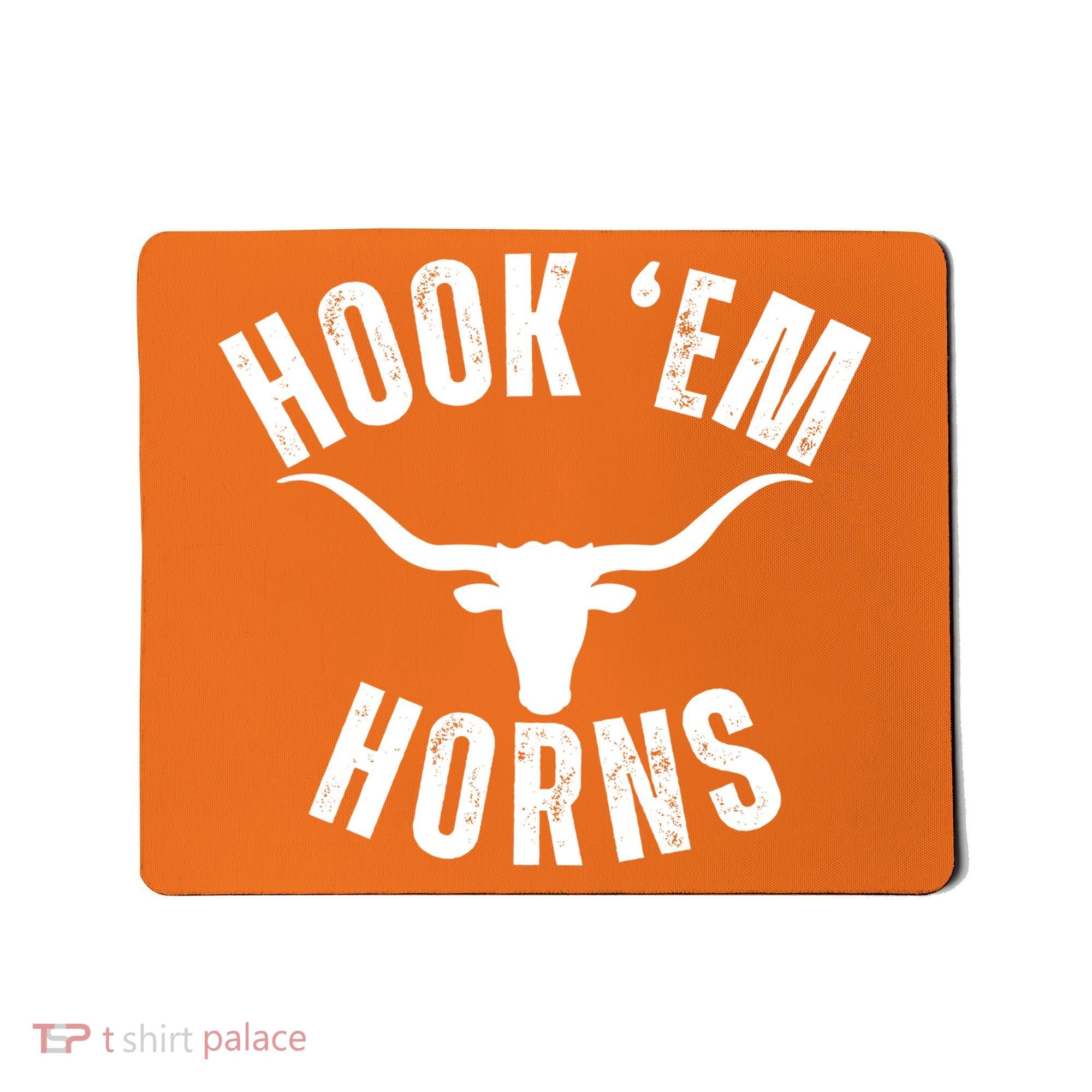 Hook Em Horns Texas State Longhorns Mousepad
