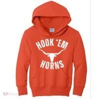 Hook Em Horns Texas State Longhorns Kids Hoodie thumb 0