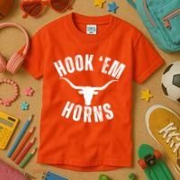 Hook Em Horns Texas State Longhorns Kids T-Shirt thumb 3